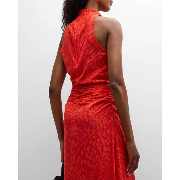 NEW A.L.C. kora top in flame vibrant red - Picture 2 of 4